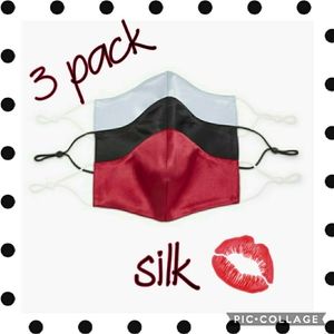 3 PACK SILK MASKS